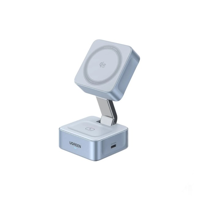 UGREEN 55960B 25W Qi2 2-in-1 MagFlow Magnetic Wireless Charger