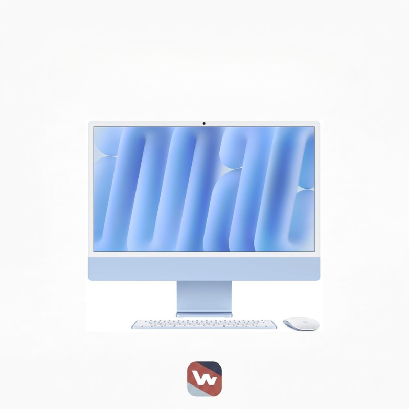 Apple iMac MWV33B/A M4 Chip 16GB RAM 512GB SSD 24" 4.5K Retina All In One PC - Blue